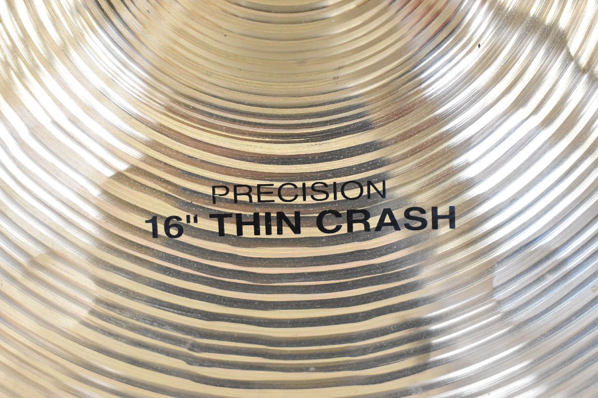 3407 中古品 PAiSTE PRECISION 16インチ THIN CRASH パイステ シンバル_画像5