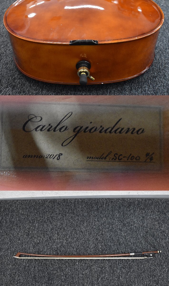3646 утиль Carlo giordano SC-100 4/4karurojoruda-no виолончель 