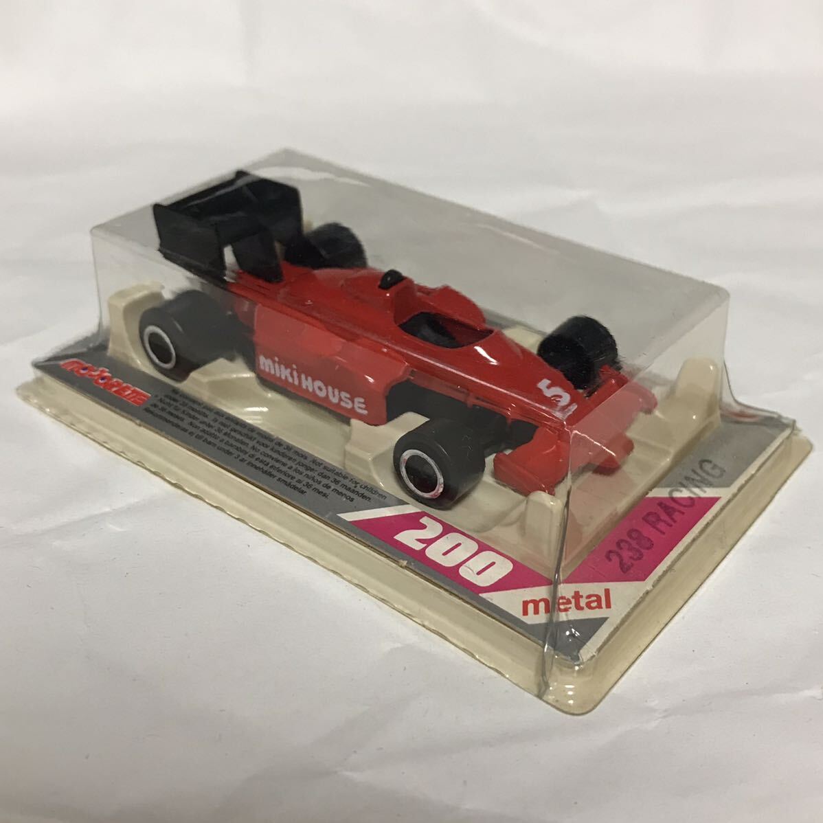 当時物 未開封 MAJORETTE マジョレット 238 F1 RACING F-1 レーシング miki HOUSE ミキハウス　フェラーリ 風_画像4