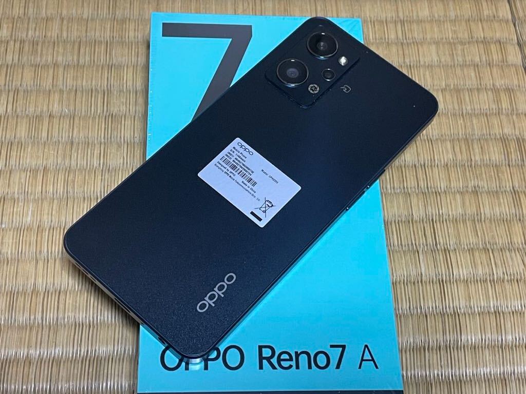 **[ как новый ] OPPO Reno7 A (CPH2353) Star Lee черный SIM свободный модель docomo/au/SoftBank/Rakuten Mobile схема соответствует 