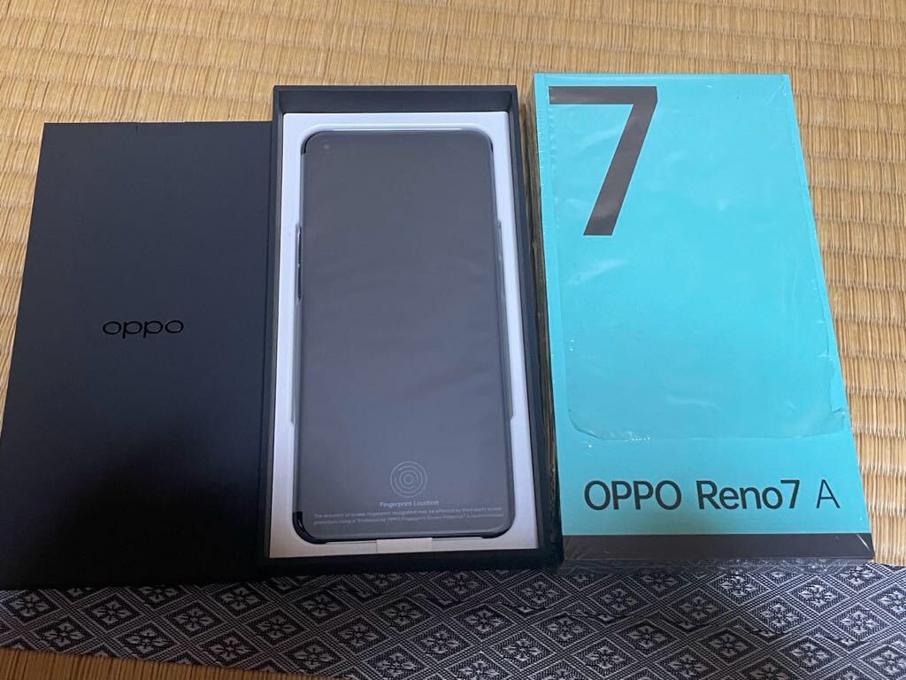 ★☆【新品同様】 OPPO Reno7 A (CPH2353) スターリーブラック SIMフリーモデル docomo/au/SoftBank/Rakuten Mobile 回線対応_画像4