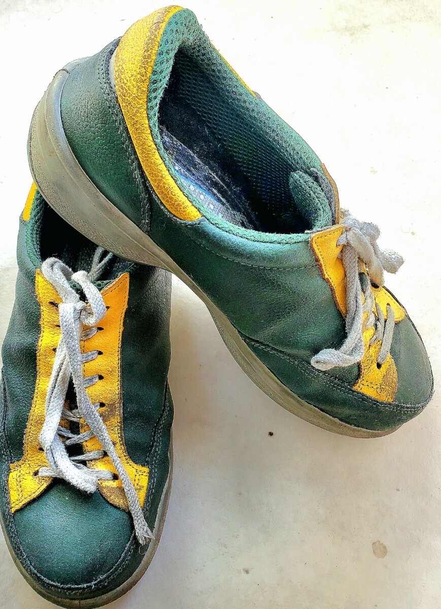 *1 jpy ~[ used ]* used safety shoes sneakers type *Simonsimon~/ size 26cm/ scratch dirt smell damage equipped /bo Robot ro retro /ga ton series / work shoes / not for sale 