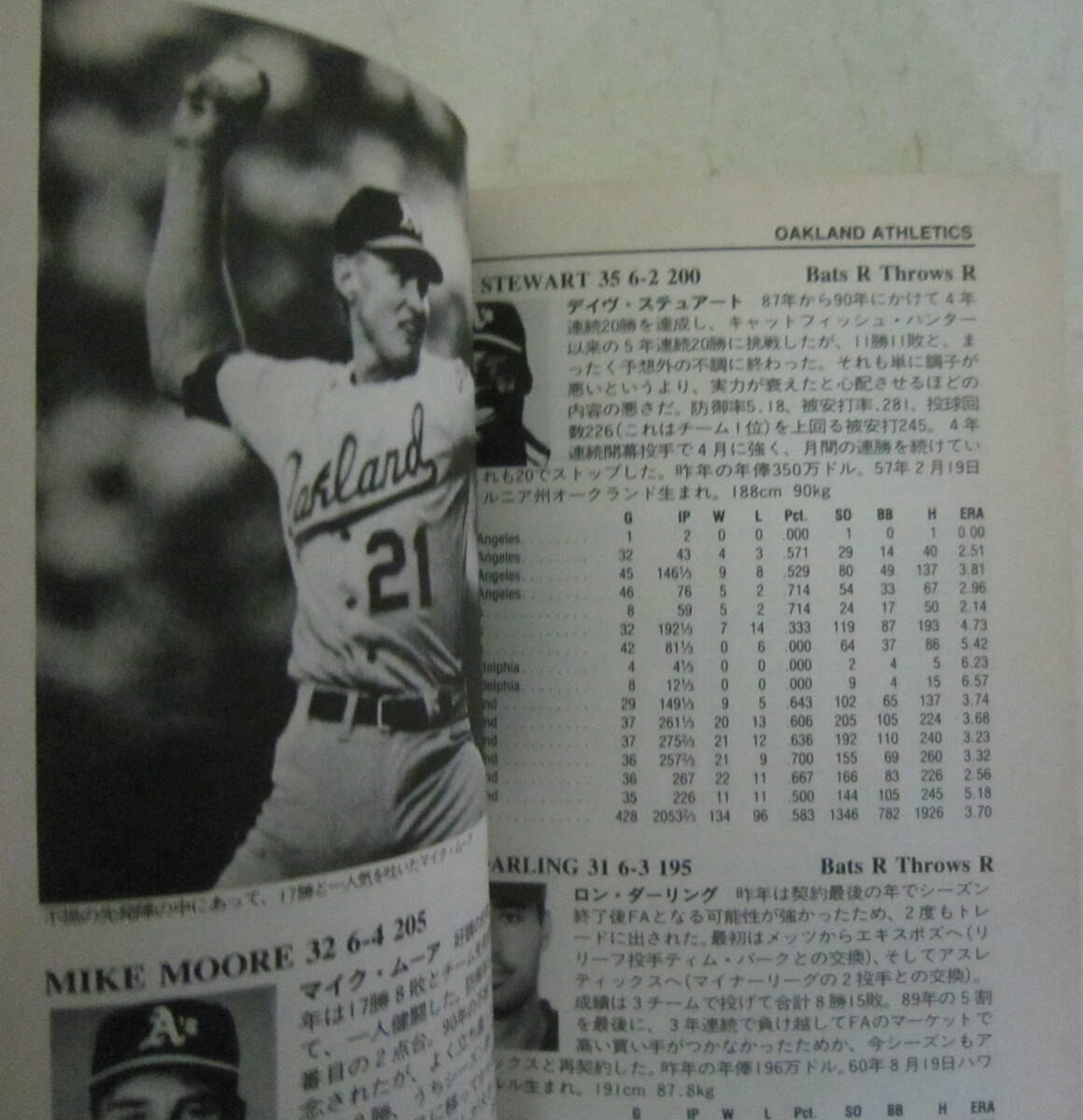 大リーグ選手名鑑 ’91・'92 2冊セット エキサイティング・ベースボール!! 1991・92年 JACC_画像7