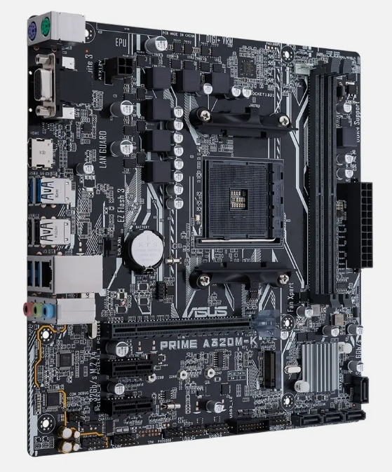 ASUS PRIME A320M-K AM4 M.2 DDR4 HDMI sata 6Gb/s usb 3.0 M-ATX Motherboard _画像1