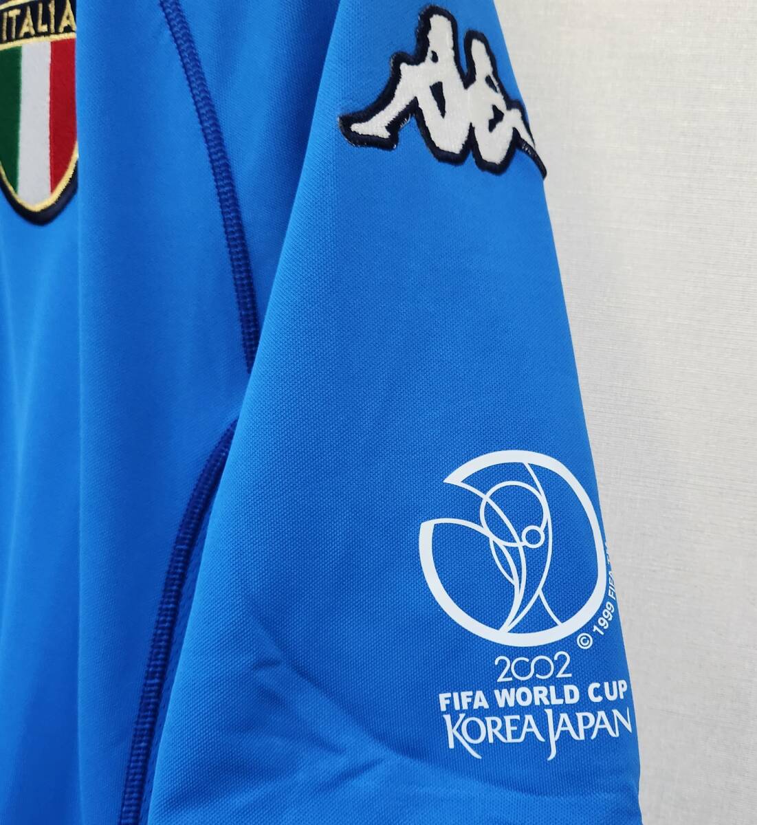 02W杯 イタリア(H)#10 TOTTI トッティ 半袖 KAPPA正規 2002 WorldCup仕様 O_画像4