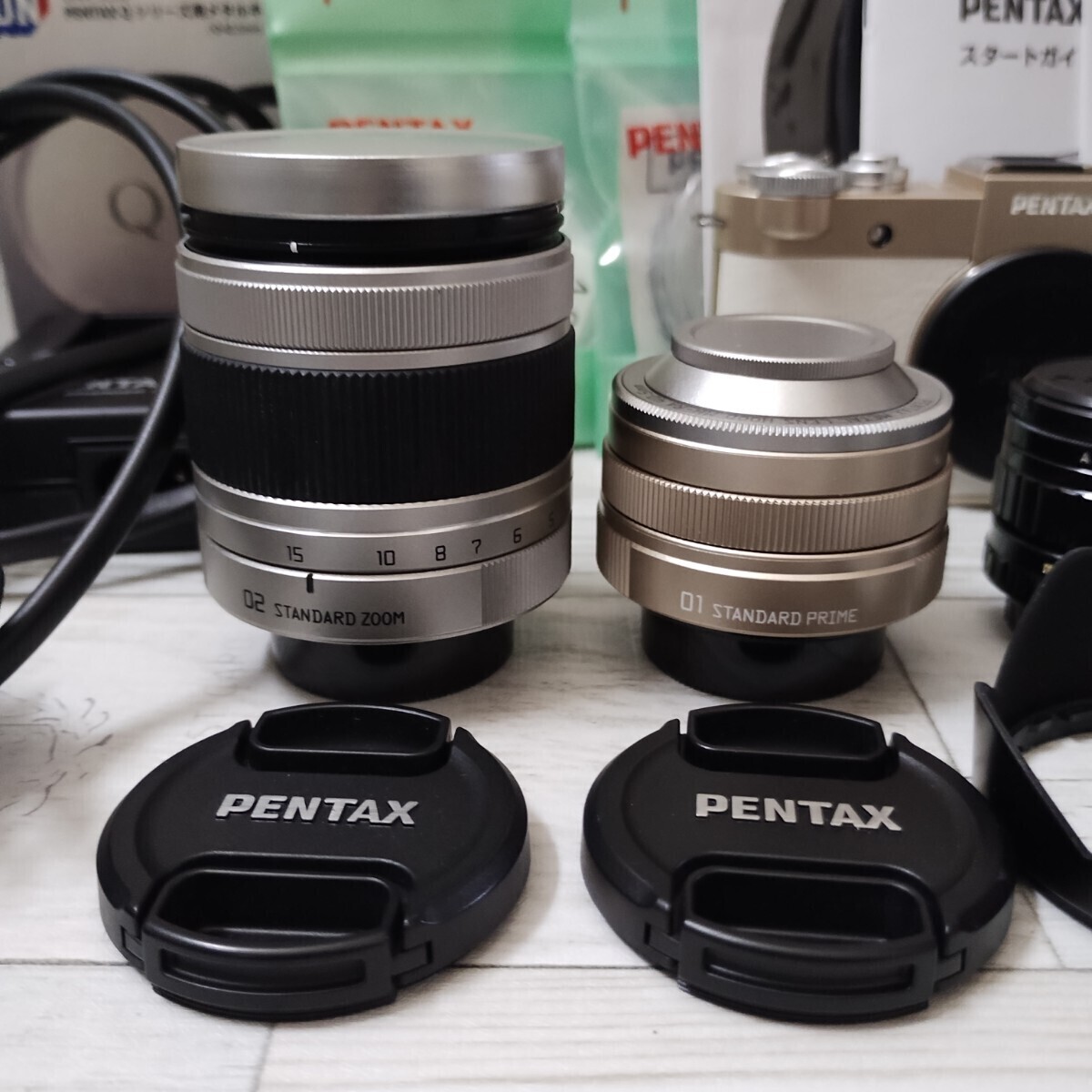 【ジャンク品】ASAHI PENTAX-110 レンズ２本PENTAX Q-S1_画像5