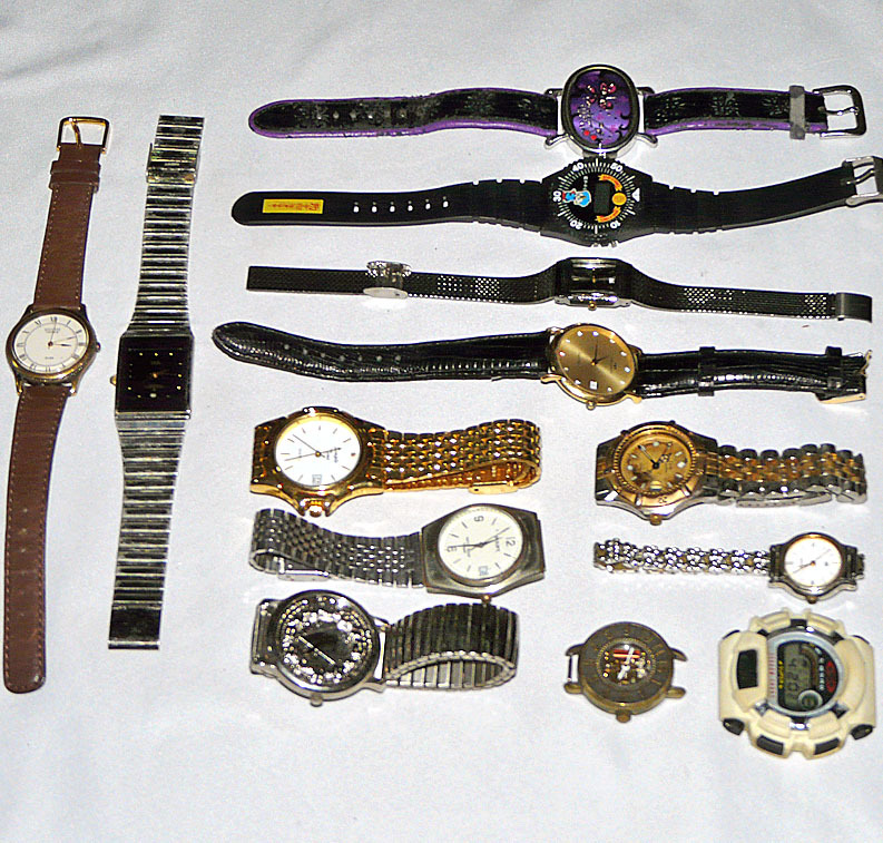 大量 まとめ売り TECHNOS ALBA SCRIPT J-AXIS アナスイ など メンズ・レディース ほか 腕時計 各種 ウォッチ セット [ジャンク]_画像3