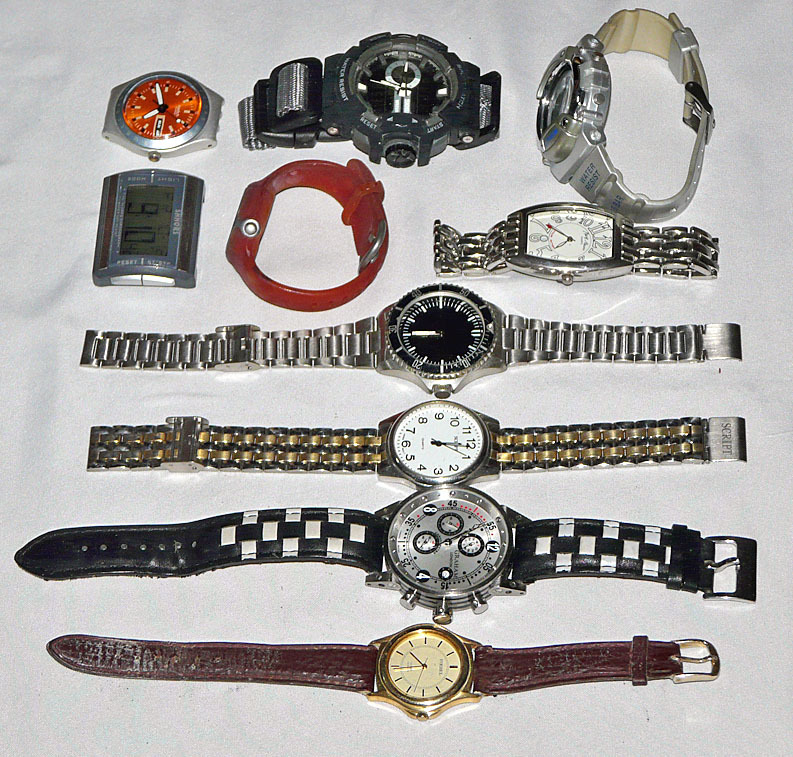 大量 まとめ売り NIKE SWATCH GRAHAM FORBEL J-AXIS など メンズ・レディース ほか 腕時計 各種 ウォッチ 合計10個セット⑦ [ジャンク]_画像2