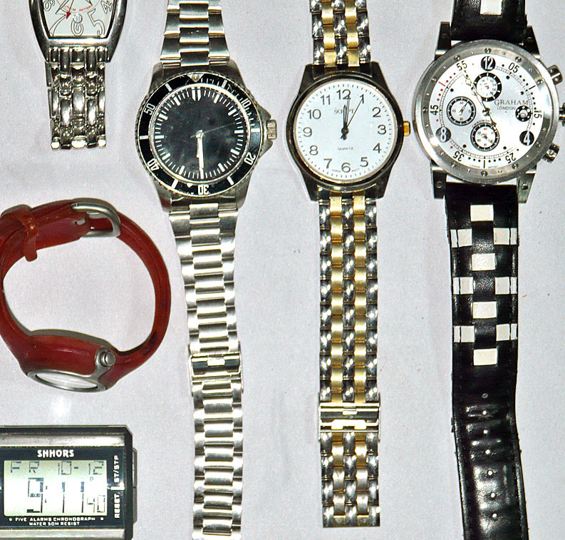 大量 まとめ売り NIKE SWATCH GRAHAM FORBEL J-AXIS など メンズ・レディース ほか 腕時計 各種 ウォッチ 合計10個セット⑦ [ジャンク]_画像6