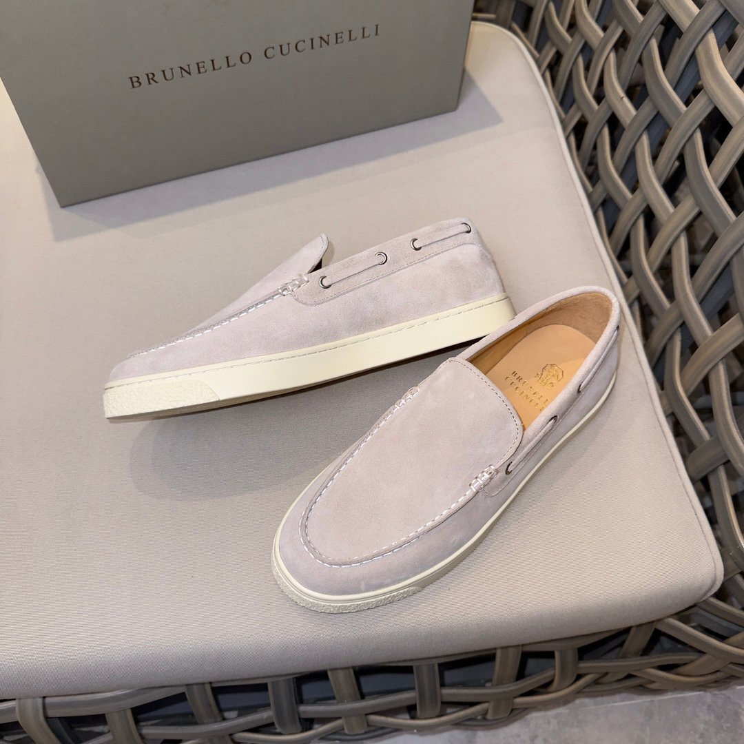 ブルネロクチネリ　BRUNELLO CUCINELLI ローファー メンズ　 シューズ　 カジュアル 　レザー　39-46　 サイズ選択可能 ホワイト_画像4