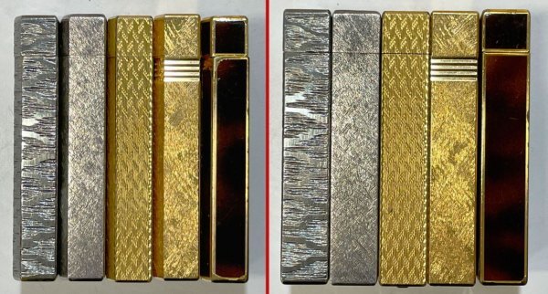 【 同梱不可】 Cartier　ライター　5点セット　ペンタゴン/カルティエ/喫煙具/ガスライター_画像3