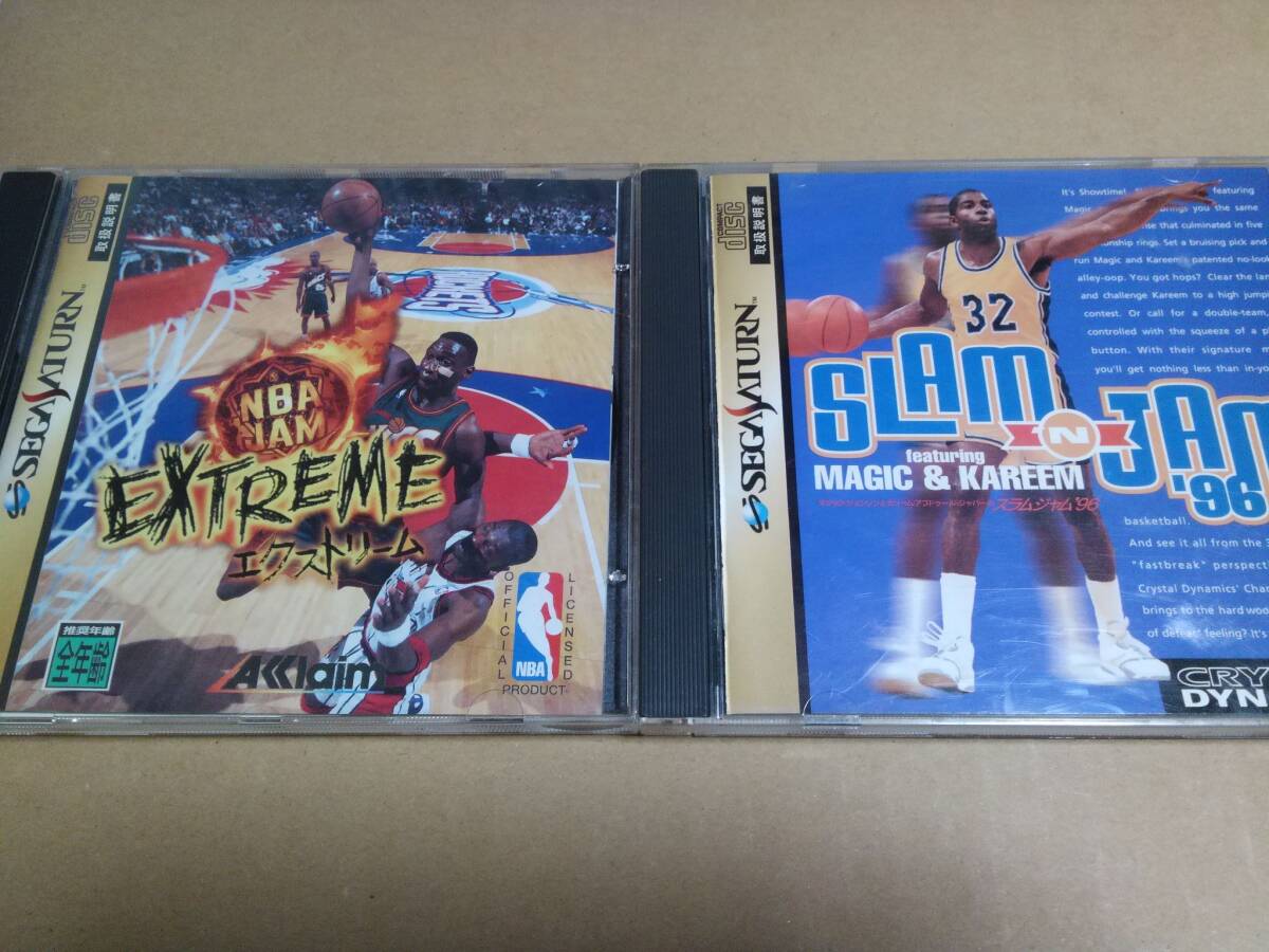 SSソフト「NBAジャム エクストリーム + スラムジャム'96 / バスケ2本セット」即決の画像1