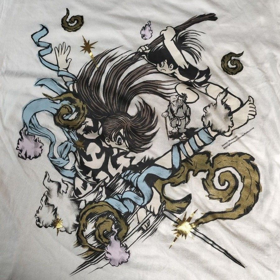 どろろ Tシャツ 手塚治虫 LARGE 背面にヤケ有