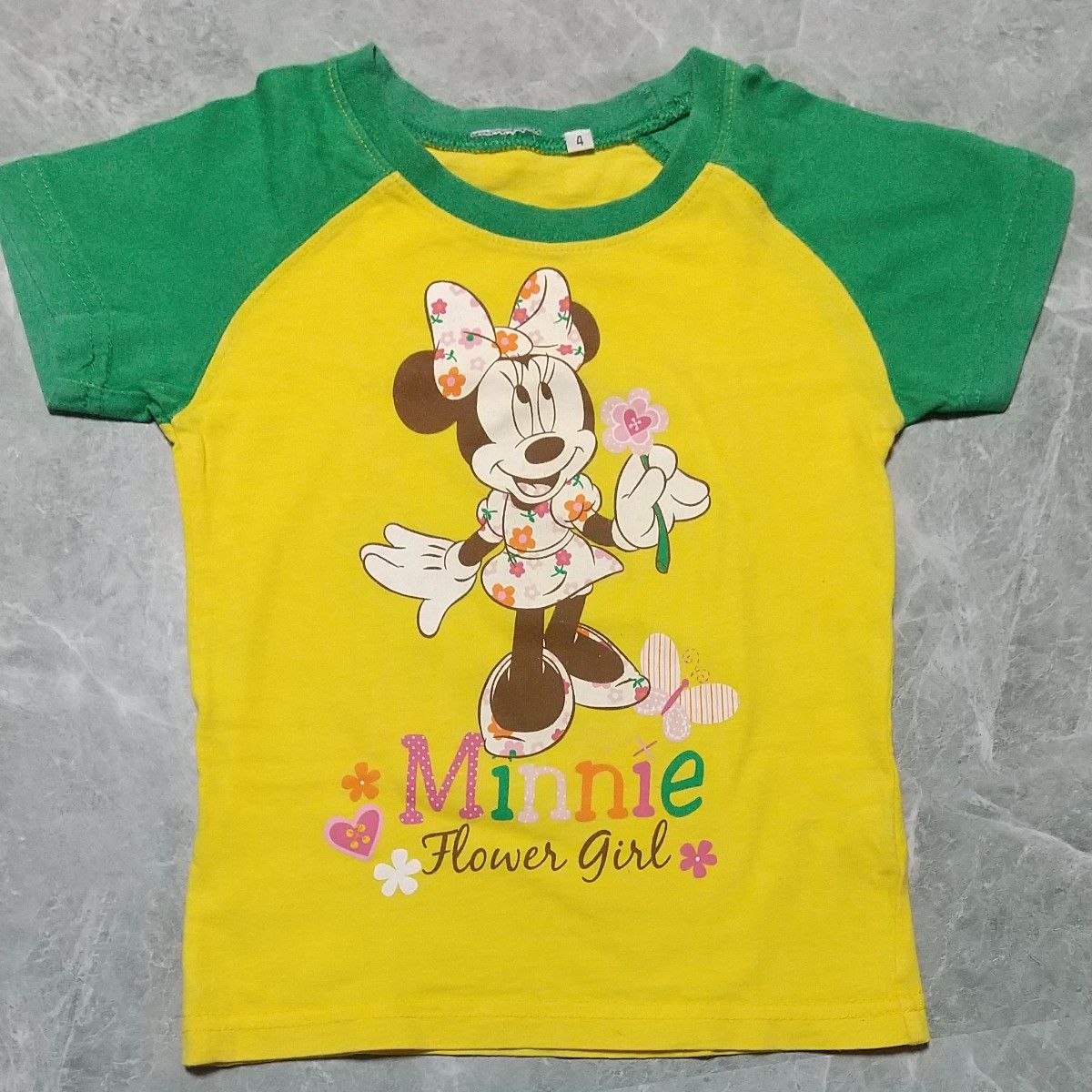 Disney 女の子 半袖Tシャツ Minnie Mouse