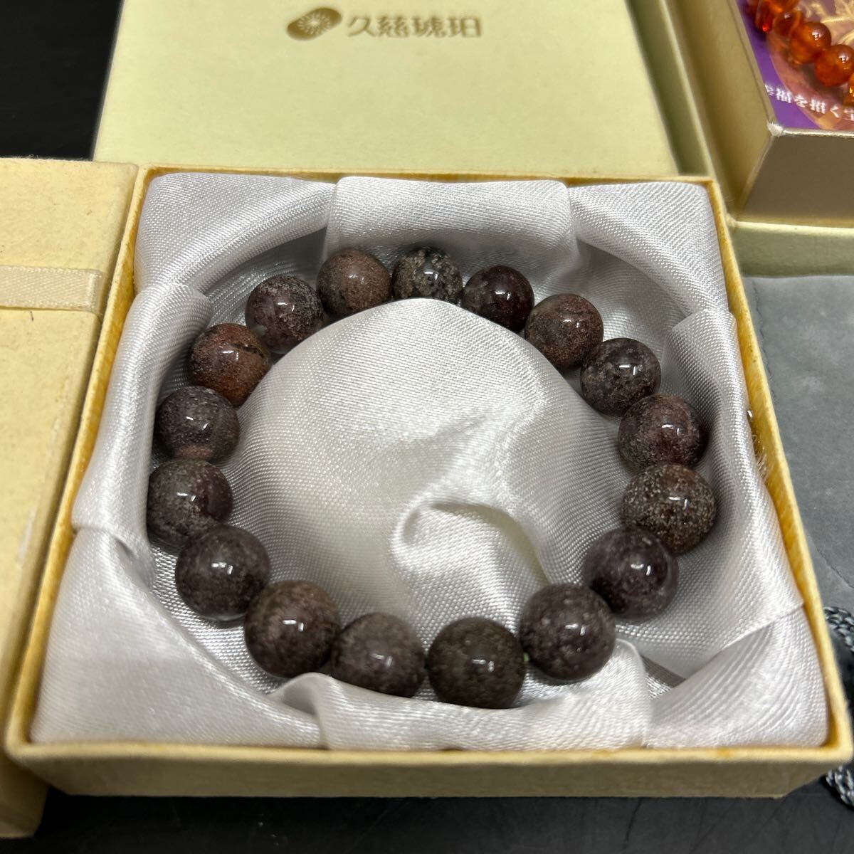  natural book@ amber M.. amber accessory Power Stone beads natural stone bracele beads bracele ko Haku amber amber