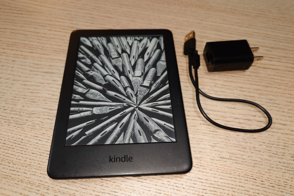 Kindle no. 10 generation front light installing Wi-Fi 4GB black advertisement attaching 