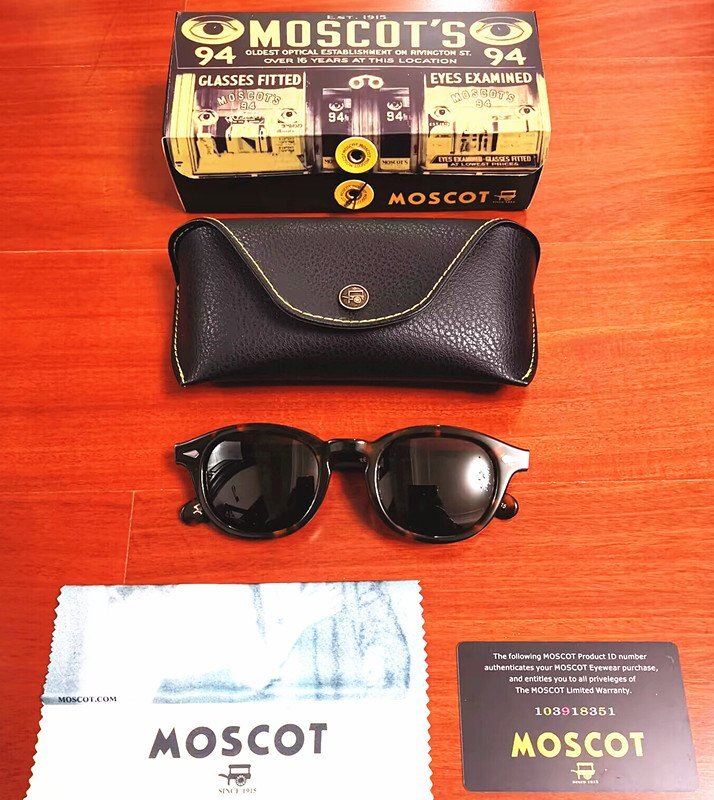 名作モデル☆新品☆ MOSCOT モスコット LEMTOSH レムトッシュ ウェリントン眼鏡 メガネ 鼈甲・サングラス・ジョニーデップ愛用モデルの画像3