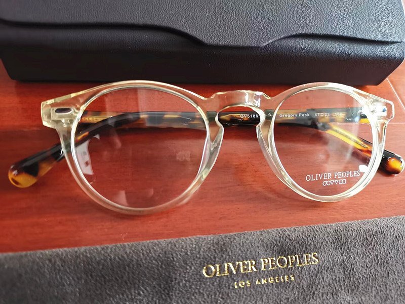 最高級*イタリア製★「OLIVER PEOPLES/オリバーピープルズ」伝説の大人気作・OV5186・ボストン・メガネフレーム/鼈甲/クリア眼鏡の画像9