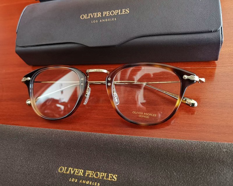 最高級モデル*日本製★「OLIVER PEOPLES/オリバーピープルズ」大人気作・OV5389D/Davitt 純チタン・超軽量・鼈甲・眼鏡フレームの画像3