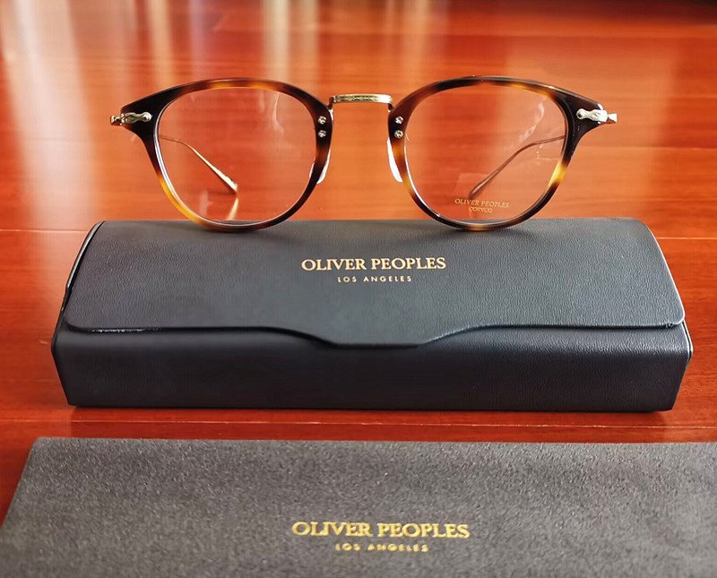 最高級モデル*日本製★「OLIVER PEOPLES/オリバーピープルズ」大人気作・OV5389D/Davitt 純チタン・超軽量・鼈甲・眼鏡フレームの画像2