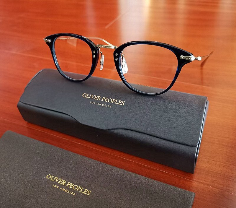 最高級モデル*日本製★「OLIVER PEOPLES/オリバーピープルズ」大人気作・OV5389D/Davitt 純チタン・超軽量・眼鏡フレーム・黒の画像3