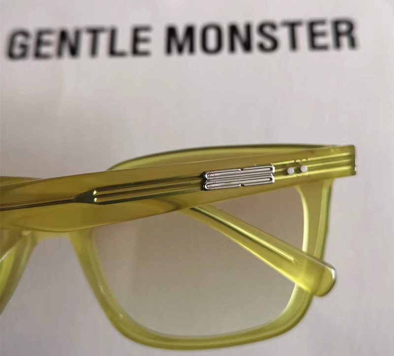  new goods unused * popular model *GENTLE MONSTER*jentoru Monstar Mondo. slope wide .BTS favorite * sunglasses * yellow 