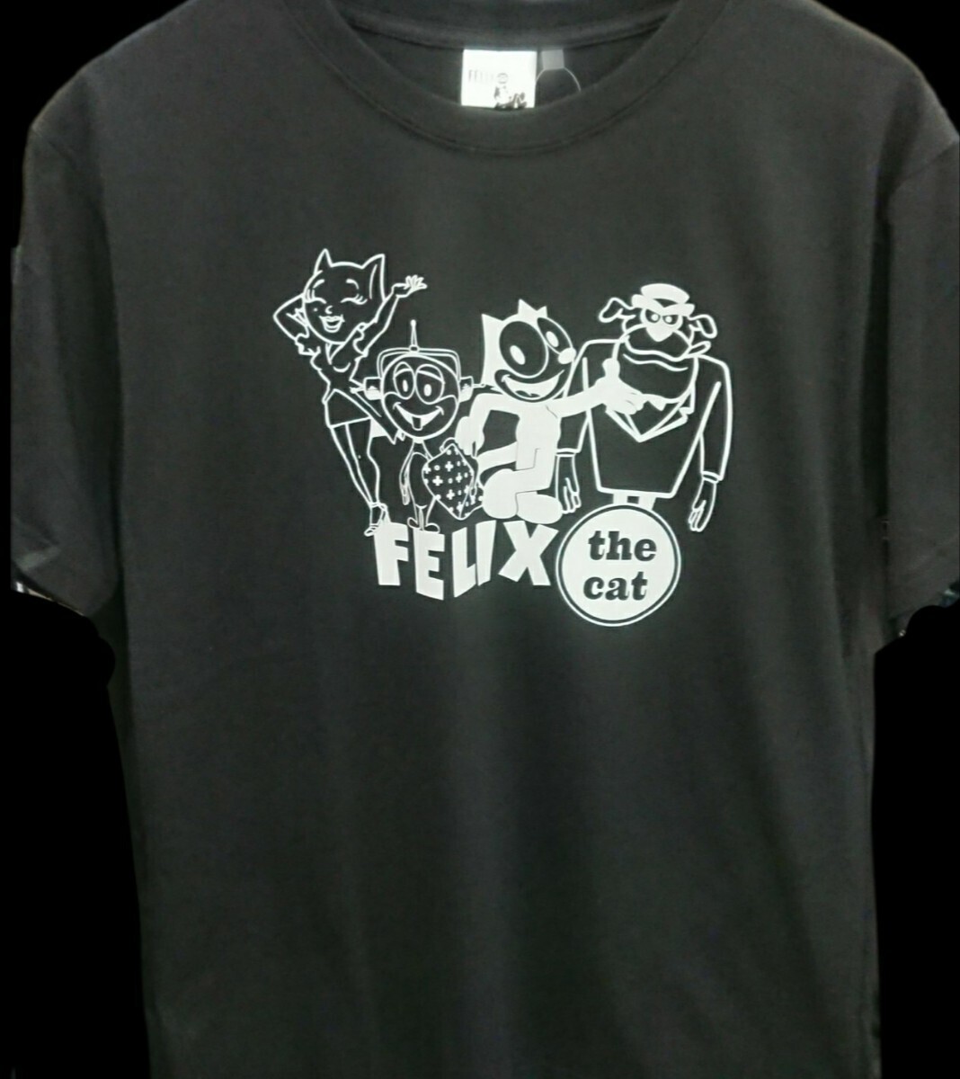 即決 フィリックス・ザ・キャット メンズTシャツ【L】新品タグ付き Felix the Cat_バックプリントなし
