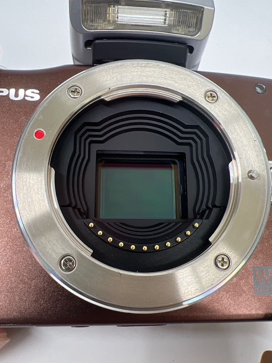 OLYMPUS PEN Mini E-PM1 レンズ  14-42mm 1:3.5-5.6 37φ オリンパス ペン ミニ デジカメ GST050706 の画像10
