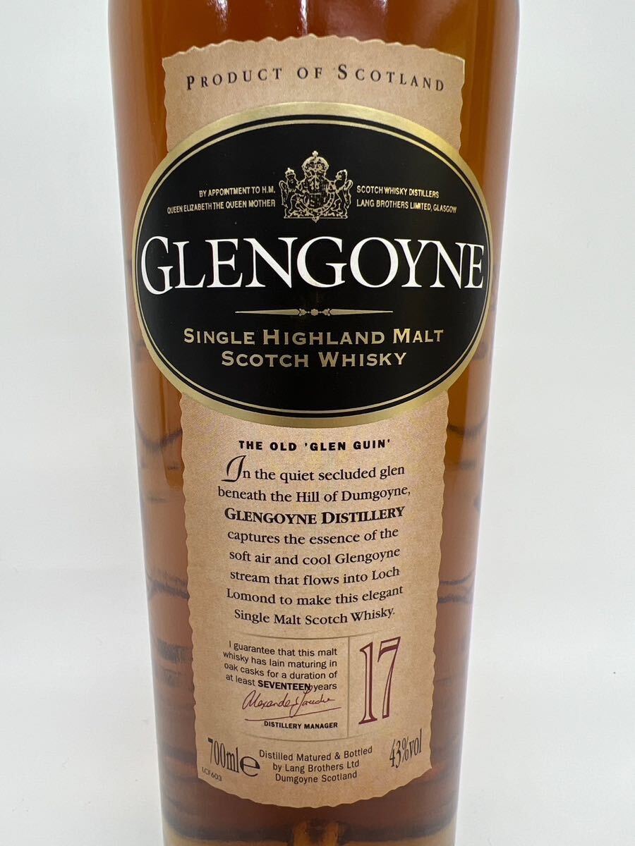 【未開封】GLENGOYNE グレンゴイン　17年　スコッチウイスキー　スコットランド産　43% 700ml 古酒　GST050702_画像3