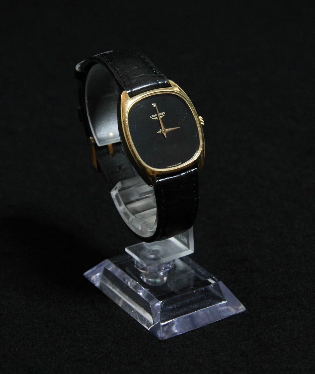 3.稼働品 LONGINESロンジン アンティーク 自動巻き メンズ腕時計 腕時計 ブラックカラー 832 SWISS 6190_画像3