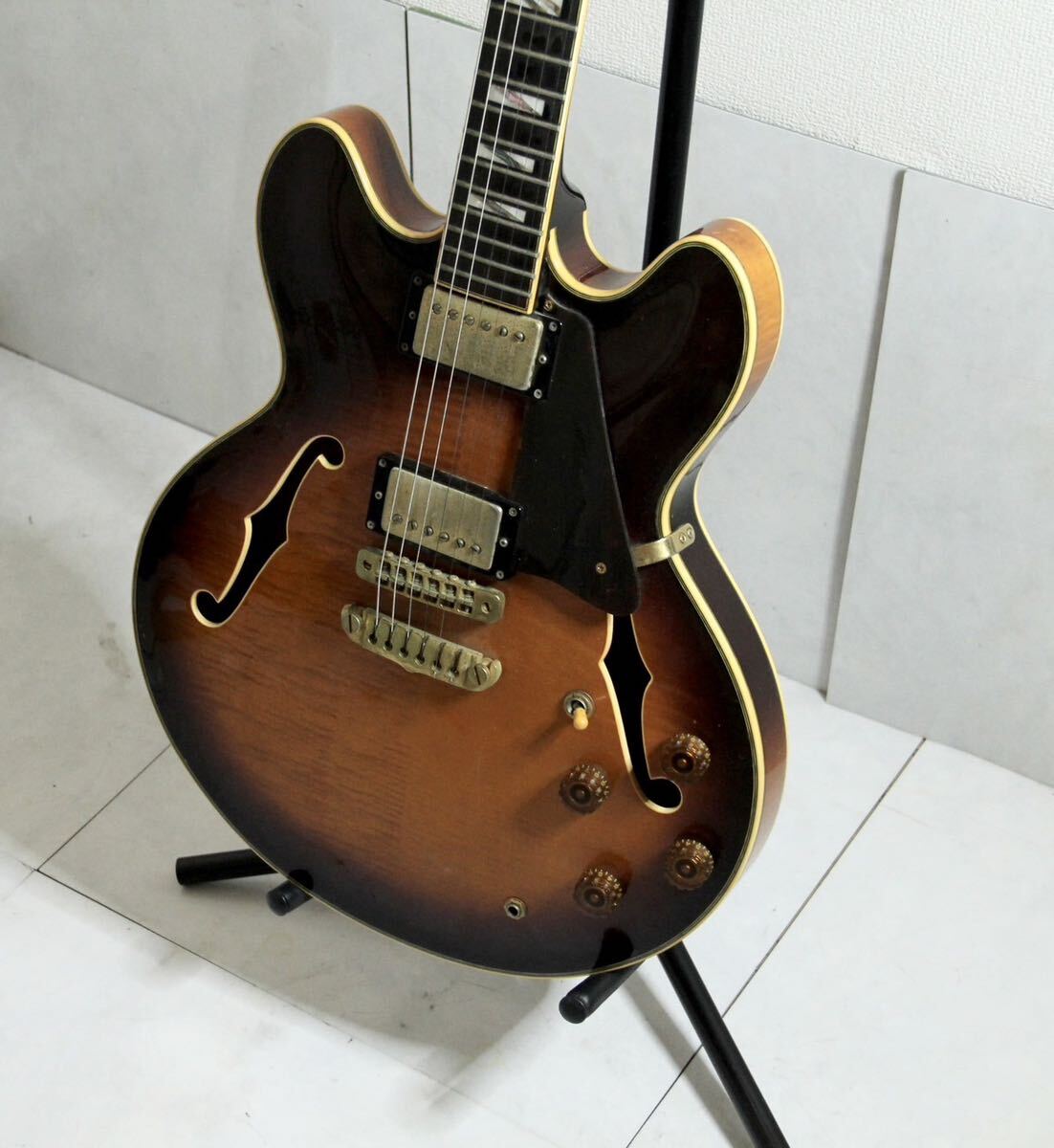 ARIA PRO II アリア プロ モデル TA-DLX ギターストラップ エレキ エレキギター 楽器 ソフトケース付き 弦楽器 の画像4