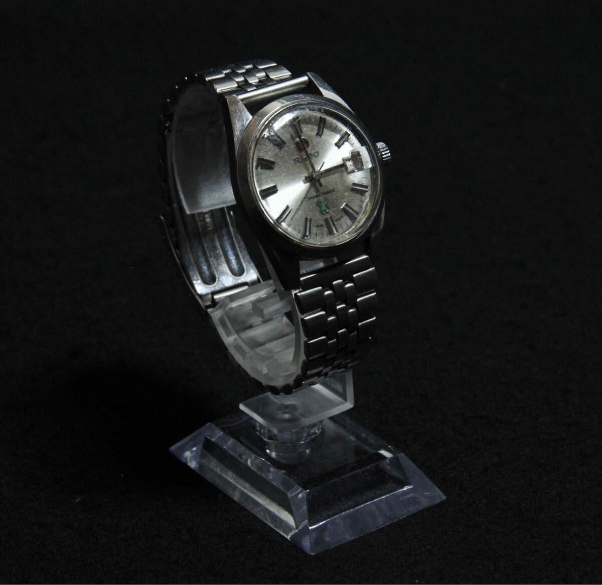 25.不稼働品RADO ラドー GREEN HORSE グリーンホース 11657-1 自動巻き 腕時計 メンズ メンズ腕時計 シルバーカラー　_画像3