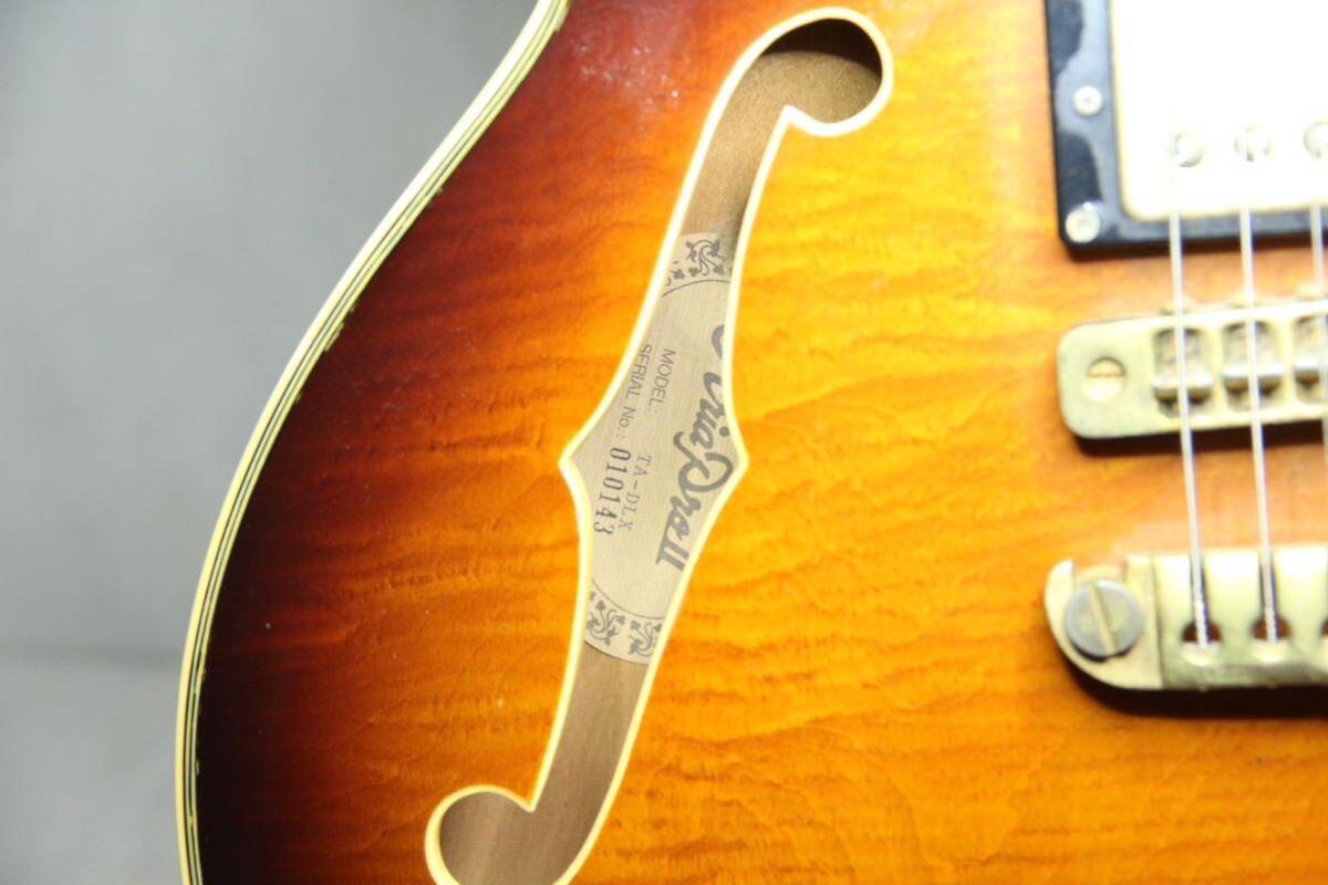 ARIA PRO II アリア プロ モデル TA-DLX ギターストラップ エレキ エレキギター 楽器 ソフトケース付き 弦楽器 の画像9