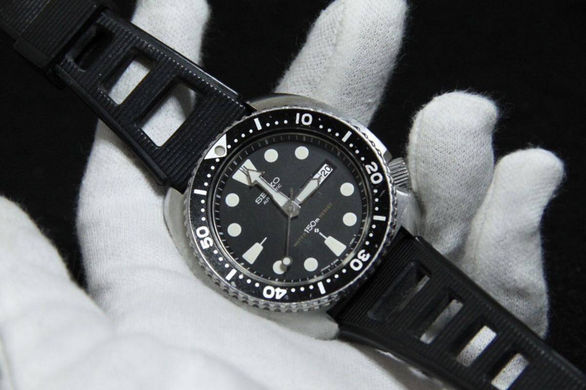 19.稼働品 SEIKO セイコー 3rdモデル 150m ダイバー Ref.6306-7001 1978年 国内仕様 メンズ腕時計 _画像7