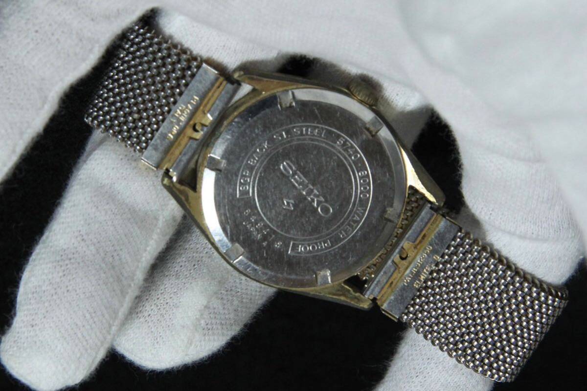 23.不稼働品 SEIKO セイコー 手巻き式 LORD MARVEL セイコーロードマーベル3600 ゴールドカラー メンズ腕時計_画像8