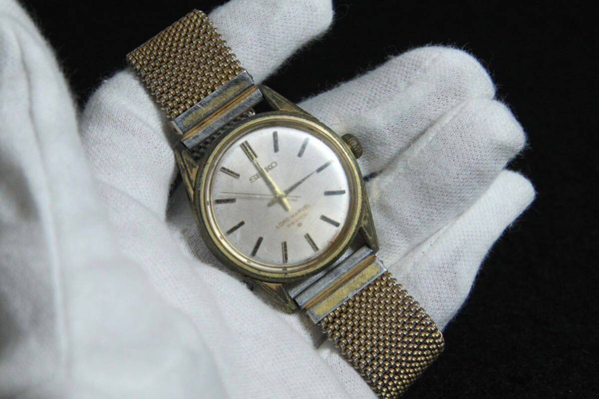 23.不稼働品 SEIKO セイコー 手巻き式 LORD MARVEL セイコーロードマーベル3600 ゴールドカラー メンズ腕時計_画像7