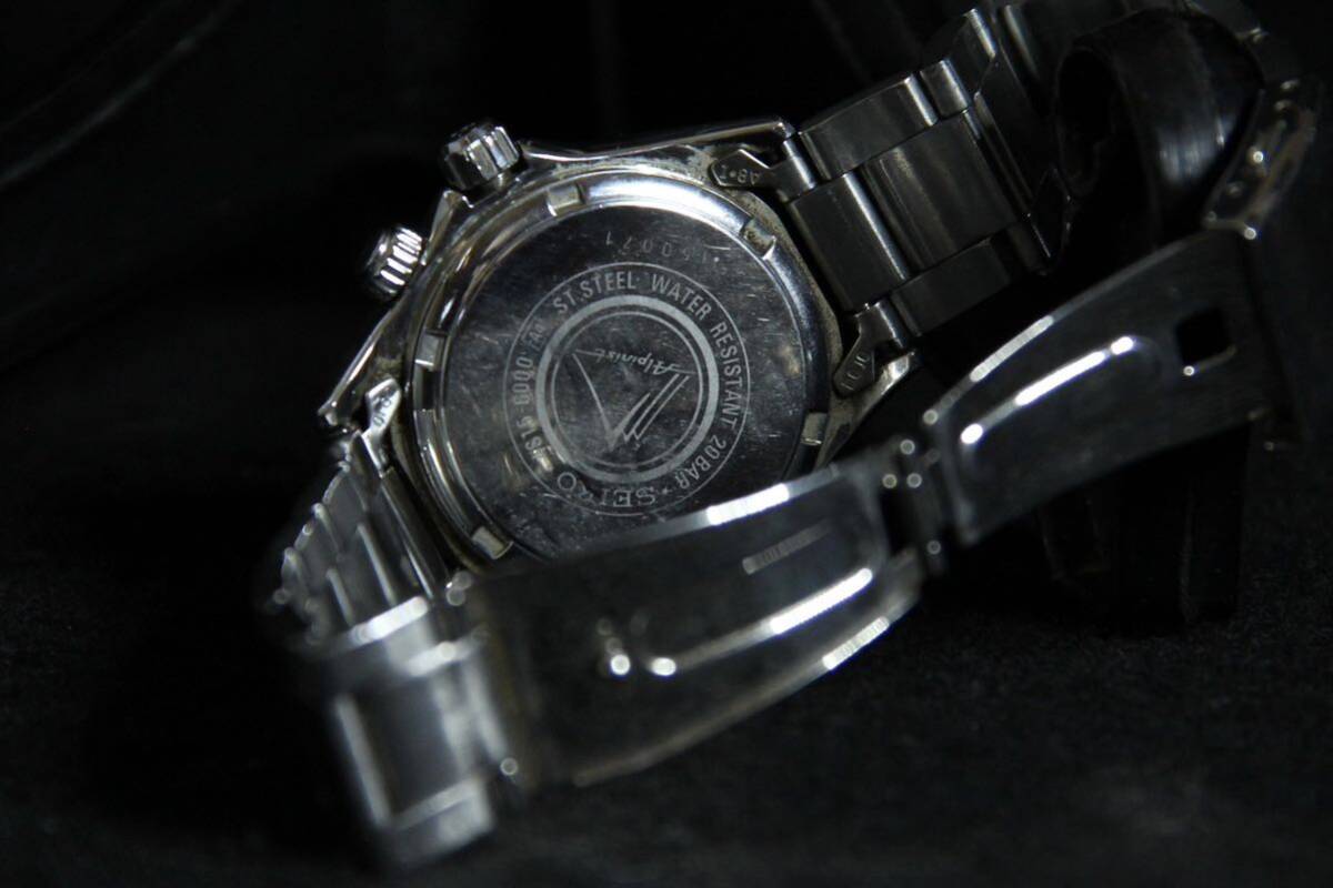 44. работа товар редкий SEIKO Seiko часы 25 камень aru шестерня -тактный именная техника 4S15 самозаводящиеся часы чёрный циферблат мужские наручные часы 