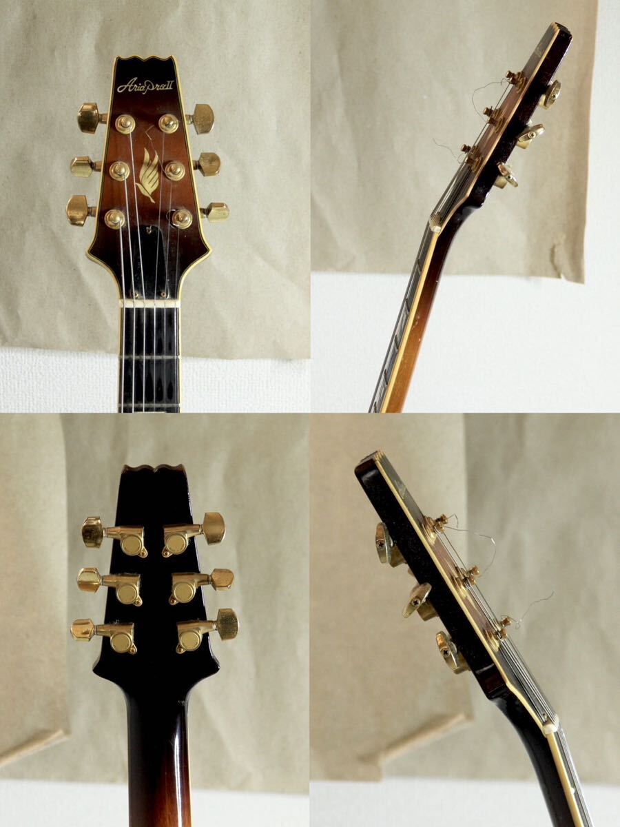 ARIA PRO II アリア プロ モデル TA-DLX ギターストラップ エレキ エレキギター 楽器 ソフトケース付き 弦楽器 の画像6