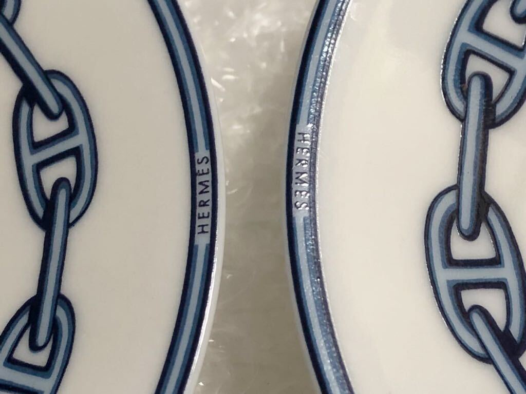 未使用 HERMES シェーヌダンクル デミタスカップ&ソーサー 未使用 HERMES シェーヌダンクル デミタスカップ&ソーサー