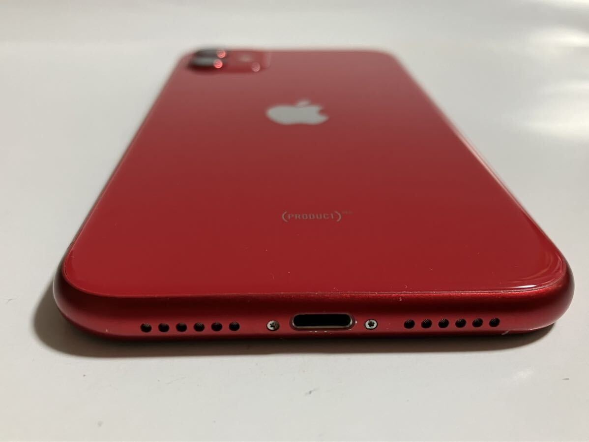 SIMフリー iPhone11 64GB 判定 ○ (PRODUCT) RED 11 アイフォン スマートフォン 送料無料 iPhone 11 スマホ_画像6