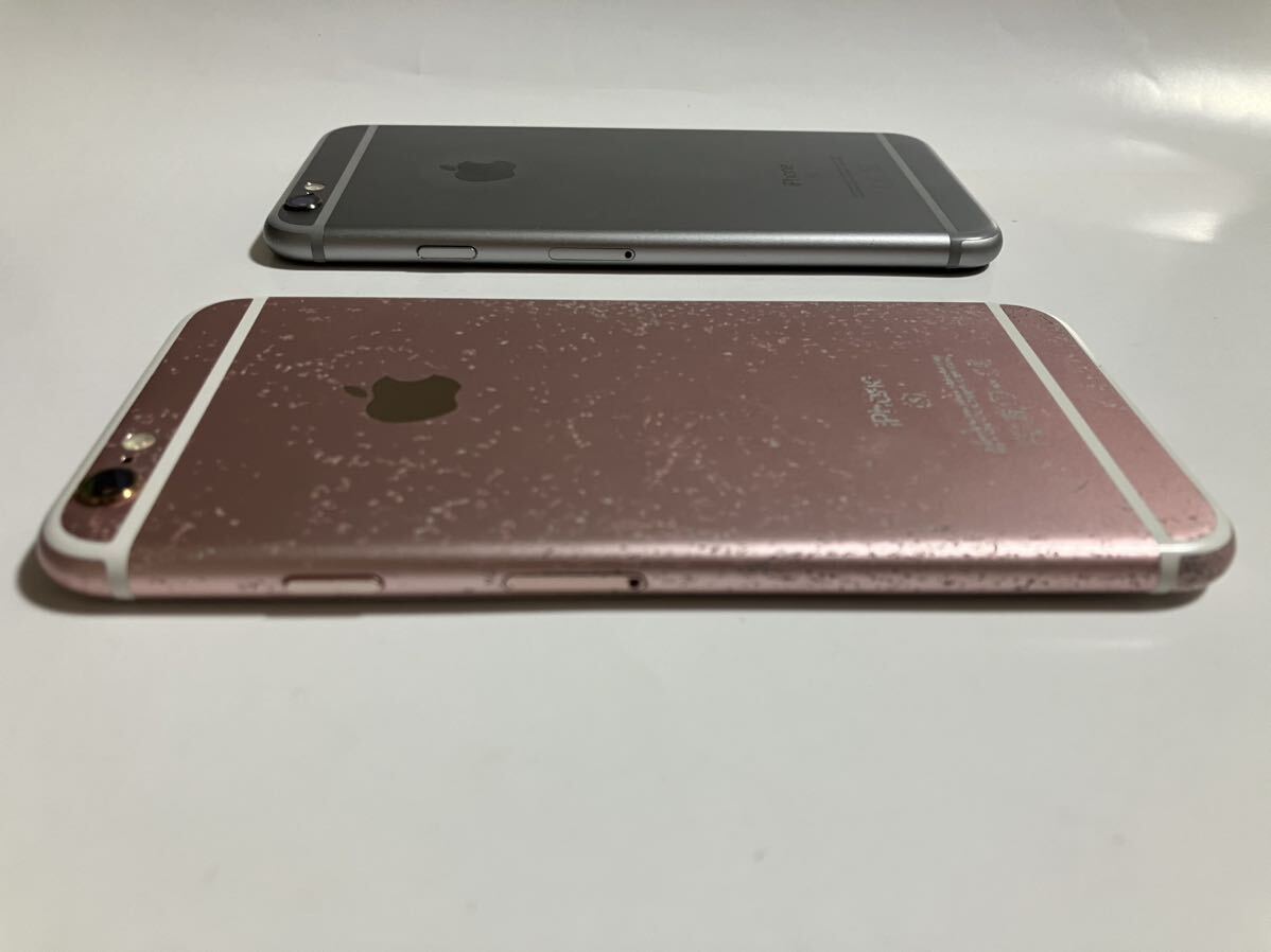 SIMフリー iPhone6s 32GB ×2台 ローズゴールド スペースグレー SIMロック解除 Apple iPhone 6s スマホ アップル シムフリー 送料無料_画像7