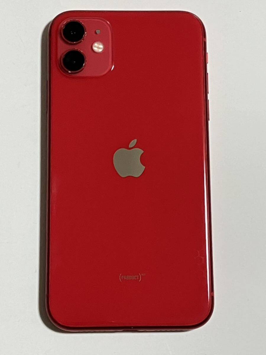 SIMフリー iPhone11 64GB 判定 ○ (PRODUCT) RED 11 アイフォン スマートフォン 送料無料 iPhone 11 スマホ_画像2