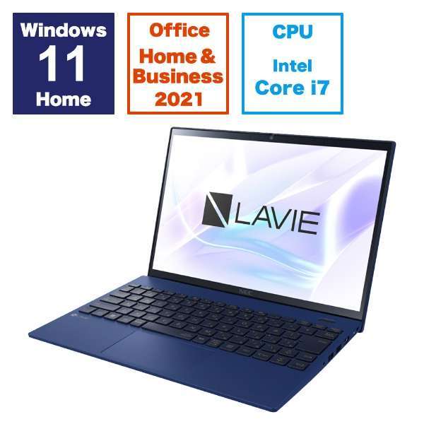 新品 NEC LAVIE N13 Slim N1375 PC-N1375HAL 13.3型 Core i7 1355U SSD512GB メモリ16GB Windows 11 Office 2021搭載 指紋認証_画像1