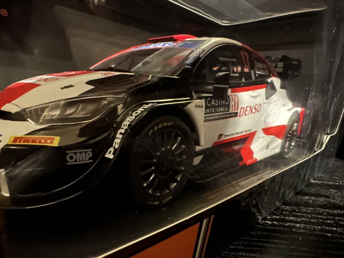 [新品] 1/18 ixo TOYOTA GR Yaris GAZOO Racing 2023 Monte Carlo Rally #17 S.Ogier トヨタ ヤリス ラリー WRC イクソ モンテカルロ _画像2