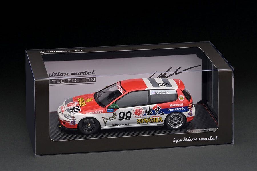 [新品] 1/18 IG3051 出光 MOTION 無限 CIVIC (#99) 1994 Macau Cup Race イグニッションモデル ignition model ホンダ シビック EG6 マカオ_画像1