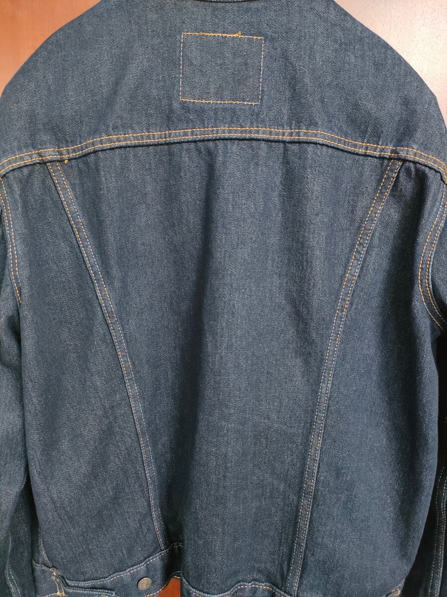 美品 Levi’s リーバイス 72334 デニムジャケット トラッカージャケット Lサイズ インディゴ　ワンウォッシュ 現行_画像8