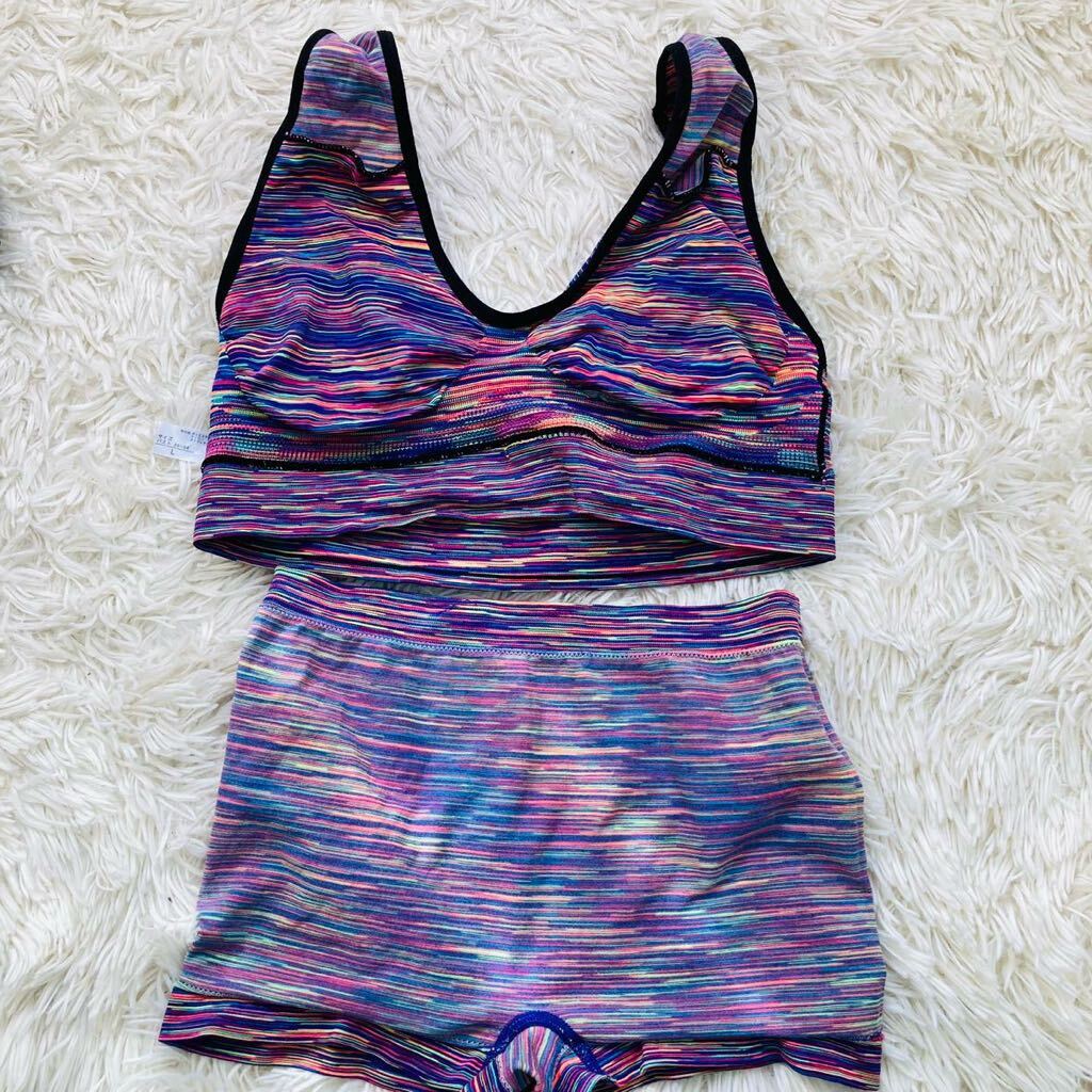 197[ beautiful goods setup bikini ] swimsuit BEAUTY FIT beauty Fit swim wear pants pretty woman adult border purple series M,L size 