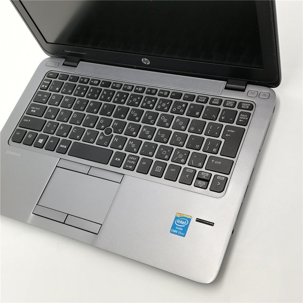 1円～ 高速SSD 日本製 ノートパソコン hp 820 G2 中古良品 12.5型 第5世代Core i7 8GB 無線 Wi-Fi Bluetooth webカメラ Windows11 Office済_画像7