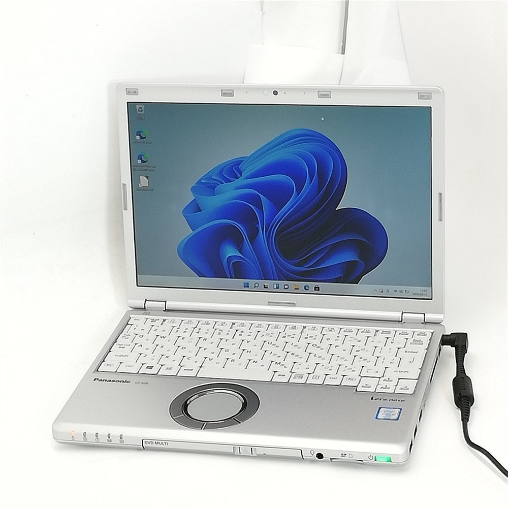 激安 日本製 ノートパソコン 12.1型 Panasonic CF-SZ6RDCVS 中古 第7世代 i5 高速SSD DVDRW 無線 Bluetooth webカメラ Windows11 Office済_画像2