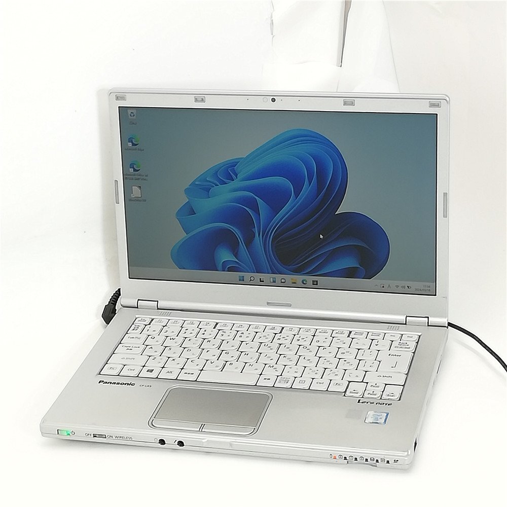激安 高速SSD 日本製 ノートパソコン 14型 Panasonic CF-LX5PDH5S 中古 第6世代Core i5 無線 Wi-Fi Bluetooth webカメラ Windows11 Office_画像2